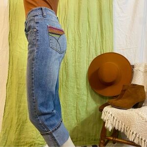 Y2K South Pole- capri denim jeans